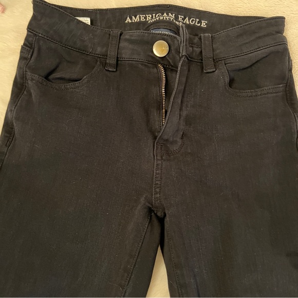 American eagle black skinny jeans - Picture 1 of 6